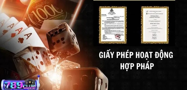 Giấy Phép Hoạt Động 789Club 1 Giấy phép hoạt động 789Club cấp bởi cơ quan hàng đầu